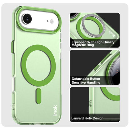 For iPhone Air IMAK Candy Series Shockproof MagSafe Phone Case(Green) by imak