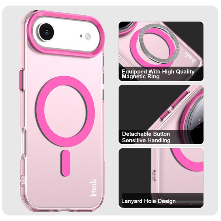 For iPhone Air IMAK Candy Series Shockproof MagSafe Phone Case(Red) by imak