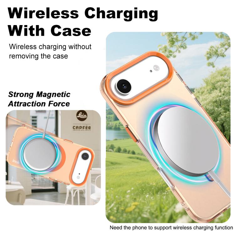 For iPhone Air IMAK Candy Series Shockproof MagSafe Phone Case(Orange) by imak