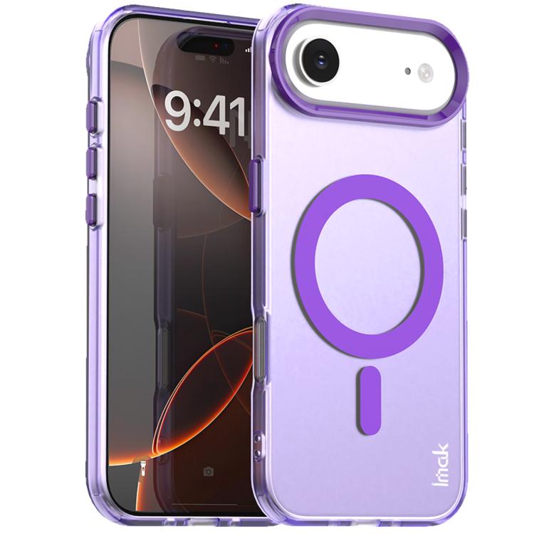 For iPhone Air IMAK Candy Series Shockproof MagSafe Phone Case(Purple) by imak