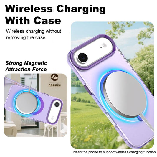 For iPhone Air IMAK Candy Series Shockproof MagSafe Phone Case(Purple) by imak