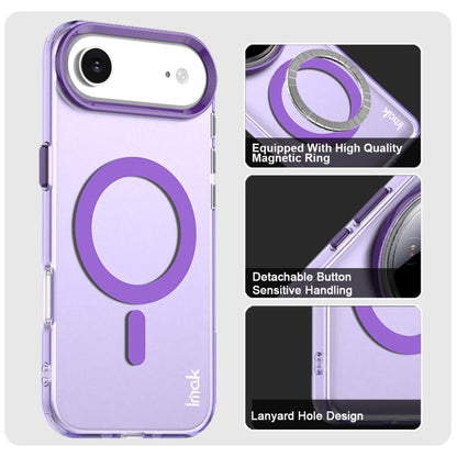 For iPhone Air IMAK Candy Series Shockproof MagSafe Phone Case(Purple) by imak