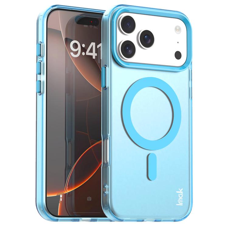 For iPhone 17 Pro IMAK Candy Series Shockproof MagSafe Phone Case(Blue) by imak