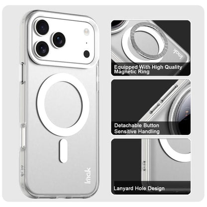 For iPhone 17 Pro Max IMAK Candy Series Shockproof MagSafe Phone Case(White) by imak