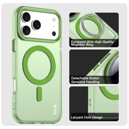 For iPhone 17 Pro Max IMAK Candy Series Shockproof MagSafe Phone Case(Green) by imak