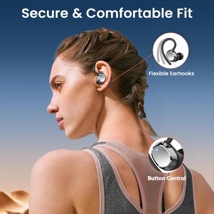 Q22 On Ear In-ear Stereo Noise Reduction Bluetooth Earphone(Light Blue) by bashfashion