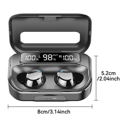Q26 In-ear Noise Reduction Bluetooth Earphone Wireless Bluetooth Sport Earbuds(Black) by bashfashion