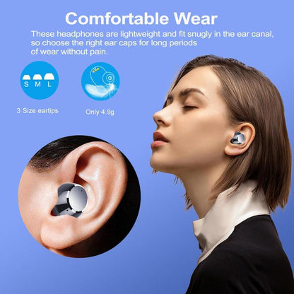 Q26 In-ear Noise Reduction Bluetooth Earphone Wireless Bluetooth Sport Earbuds(Black) by bashfashion