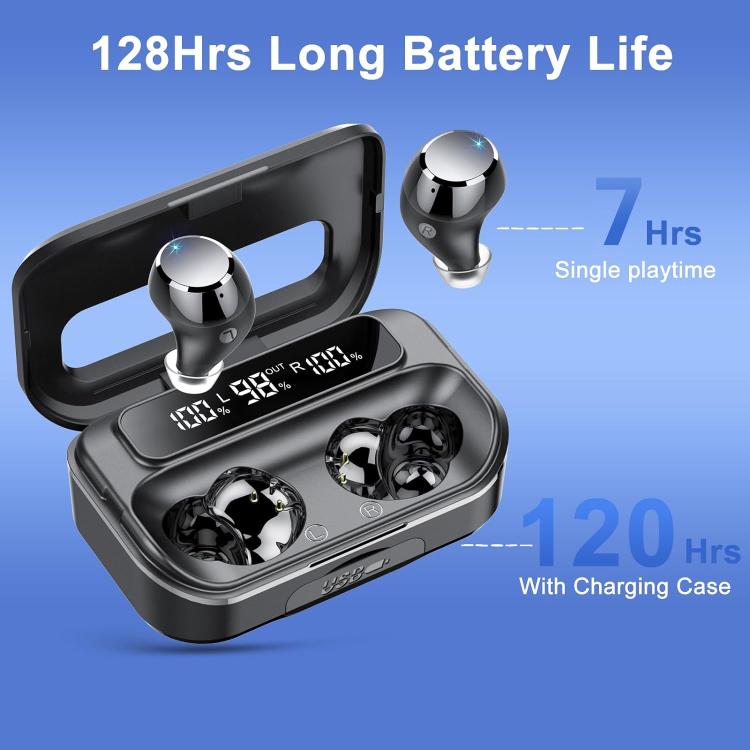 Q26 In-ear Noise Reduction Bluetooth Earphone Wireless Bluetooth Sport Earbuds(Black) by bashfashion