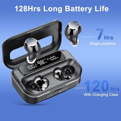 Q26 In-ear Noise Reduction Bluetooth Earphone Wireless Bluetooth Sport Earbuds(Black) by bashfashion
