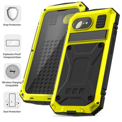For iPhone 16e IP68 Waterproof Dustproof Shockproof Phone Case(Yellow) by bashfashion