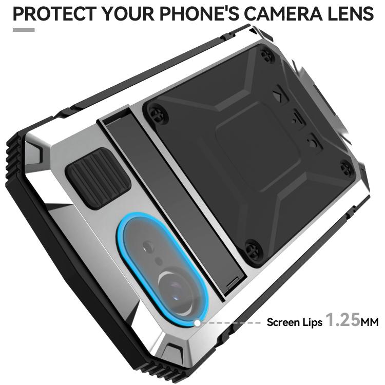 For iPhone 16e IP68 Waterproof Dustproof Shockproof Phone Case(Silver) by bashfashion