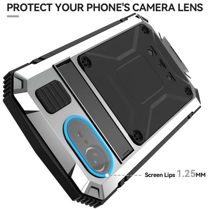 For iPhone 16e IP68 Waterproof Dustproof Shockproof Phone Case(Silver) by bashfashion