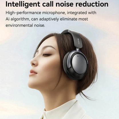 Yesido EP07 Hybrid Dual-feed ANC Noise Reduction Bluetooth Headphones(Black) by Yesido