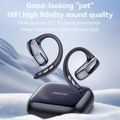 Yesido YSP24 Ear-hook Open OWS Bluetooth Earphone(Black) by Yesido