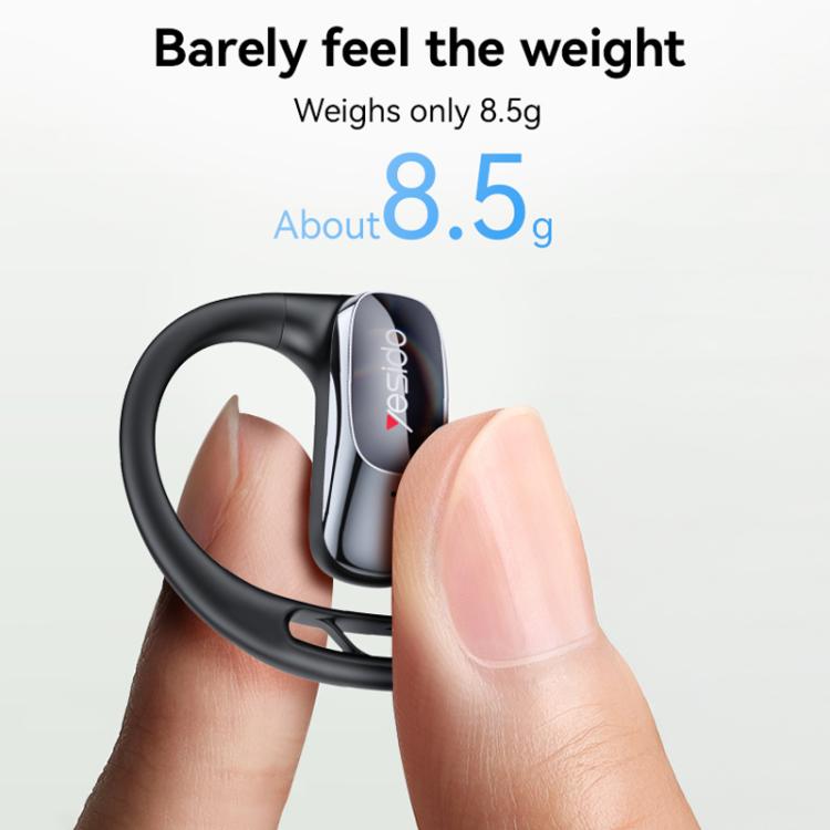 Yesido YSP24 Ear-hook Open OWS Bluetooth Earphone(Black) by Yesido