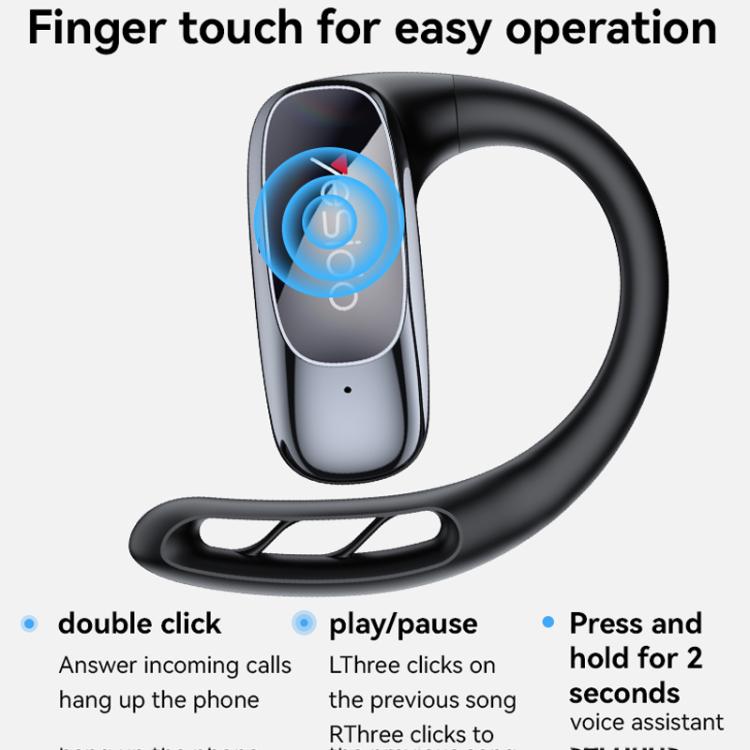 Yesido YSP24 Ear-hook Open OWS Bluetooth Earphone(Black) by Yesido