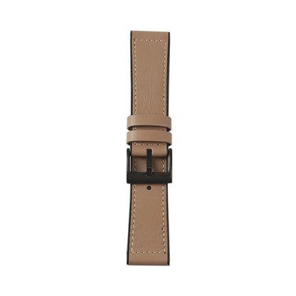 For Samsung Galaxy Watch 3 41mm TPU + Leather Watch Band(Grey) by bashfashion