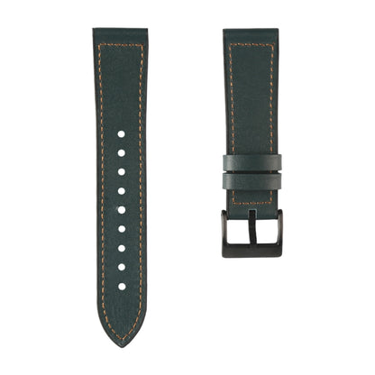 For Samsung Galaxy Watch 3 41mm TPU + Leather Watch Band(Green) by bashfashion