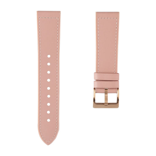 For Samsung Galaxy Watch 3 45mm TPU + Leather Watch Band(Pink) by bashfashion