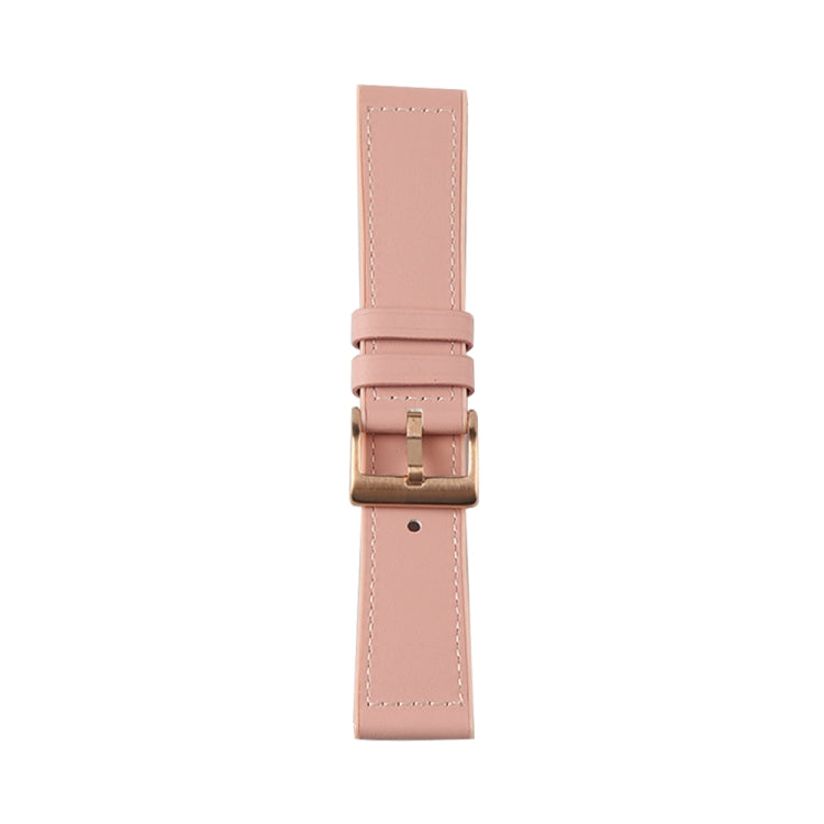 For Samsung Galaxy Watch 3 45mm TPU + Leather Watch Band(Pink) by bashfashion