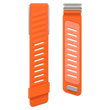 For WHOOP 4.0 Silicone Sports Watch Band(Orange+Light Orange) by bashfashion