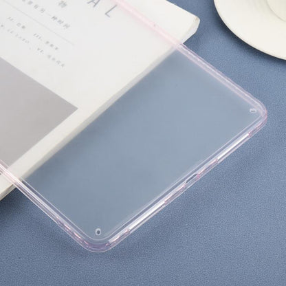 For iPad Air 11 2025 / 2024 Color TPU Hybrid Clear Acrylic Tablet Case(Pink) by bashfashion