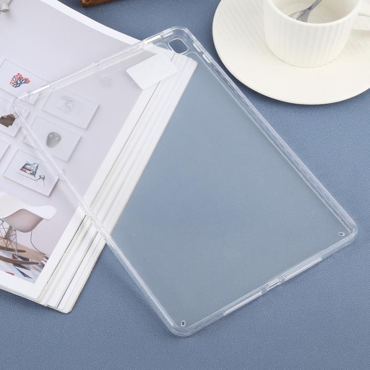 For iPad 10.2 2021 / Air 10.5 2019 Color TPU Hybrid Clear Acrylic Tablet Case(Transparent) by bashfashion