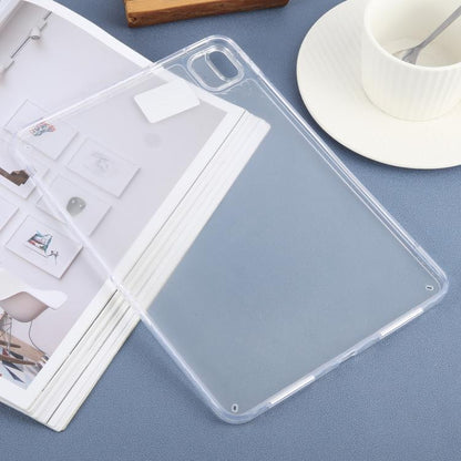 For iPad Air 13 2025 / 2024 Color TPU Hybrid Clear Acrylic Tablet Case(Transparent) by bashfashion