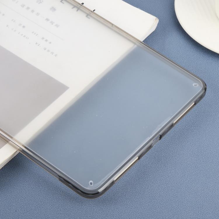 For iPad Air 13 2025 / 2024 Color TPU Hybrid Clear Acrylic Tablet Case(Black) by bashfashion