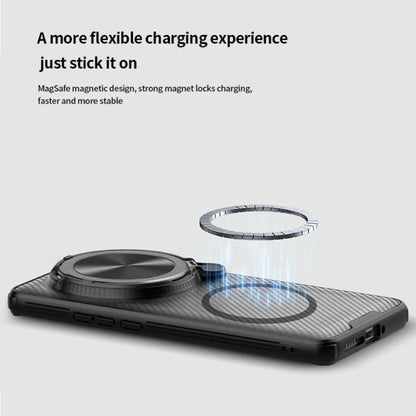 For Xiaomi 15 Ultra NILLKIN CamShield Prop MagSafe Magnetic Translucent PC Phone Case(Black) by NILLKIN