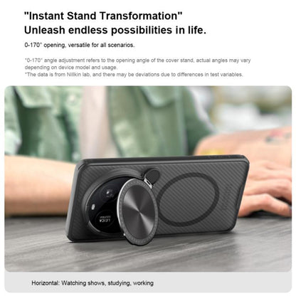 For Xiaomi 15 Ultra NILLKIN CamShield Prop MagSafe Magnetic Translucent PC Phone Case(Black) by NILLKIN