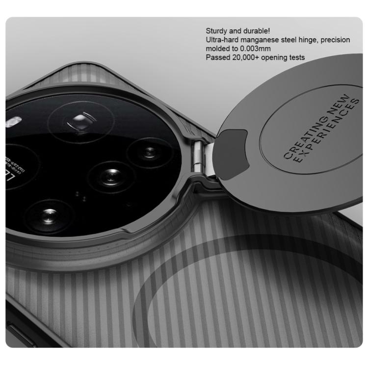 For Xiaomi 15 Ultra NILLKIN CamShield Prop MagSafe Magnetic Translucent PC Phone Case(Black) by NILLKIN