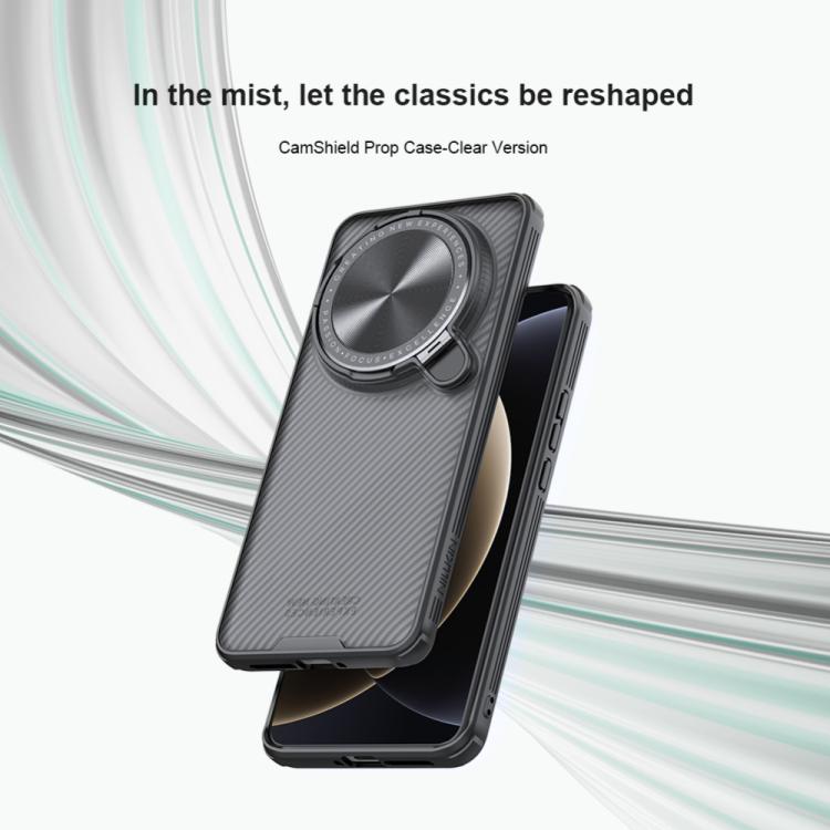 For Xiaomi 15 Ultra NILLKIN CamShield Prop Translucent PC Phone Case(Black) by NILLKIN