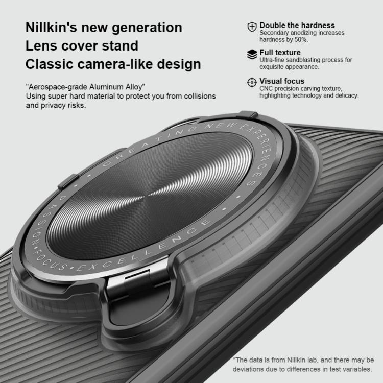 For Xiaomi 15 Ultra NILLKIN CamShield Prop Translucent PC Phone Case(Black) by NILLKIN