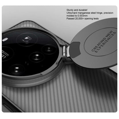 For Xiaomi 15 Ultra NILLKIN CamShield Prop Translucent PC Phone Case(Black) by NILLKIN