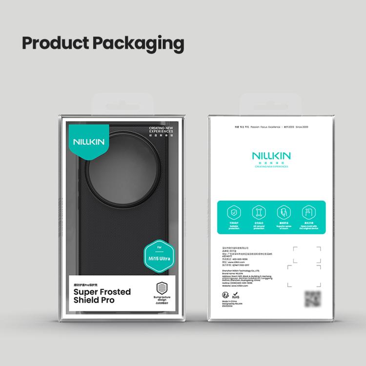 For Xiaomi 15 Ultra NILLKIN Frosted Shield Pro PC + TPU Phone Case(Black) by NILLKIN