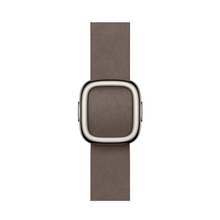 For Apple Watch 42mm / 41mm / 40mm / 38mm Modern Style Leather Watch Band(Dark Brown) by bashfashion