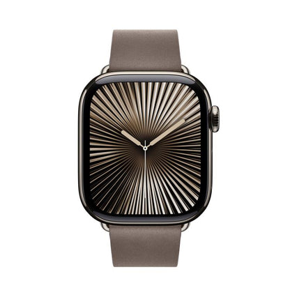 For Apple Watch 42mm / 41mm / 40mm / 38mm Modern Style Leather Watch Band(Dark Brown) by bashfashion