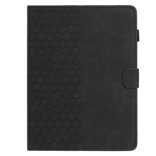 8 inch Honeycomb Embossed Leather Smart Tablet Case(Black) by bashfashion