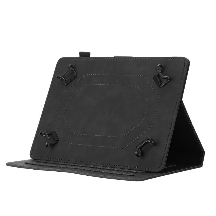 8 inch Honeycomb Embossed Leather Smart Tablet Case(Black) by bashfashion