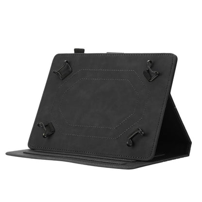 8 inch Honeycomb Embossed Leather Smart Tablet Case(Black) by bashfashion