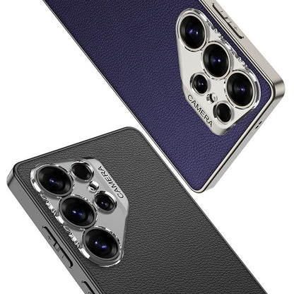 For Samsung Galaxy S25 Ultra 5G GKK Ruijie Leather Ultra-thin Phone Case, Not Included Pen(Purple) by GKK