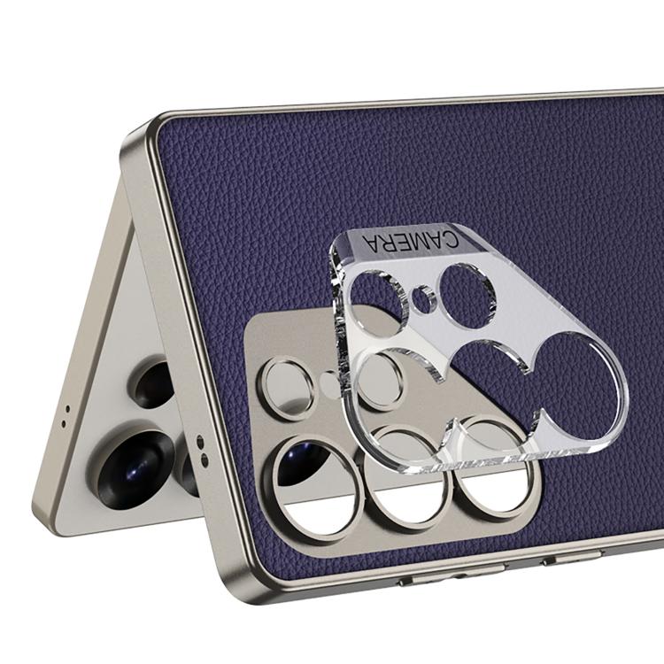 For Samsung Galaxy S25 Ultra 5G GKK Ruijie Leather Ultra-thin Phone Case, Not Included Pen(Purple) by GKK