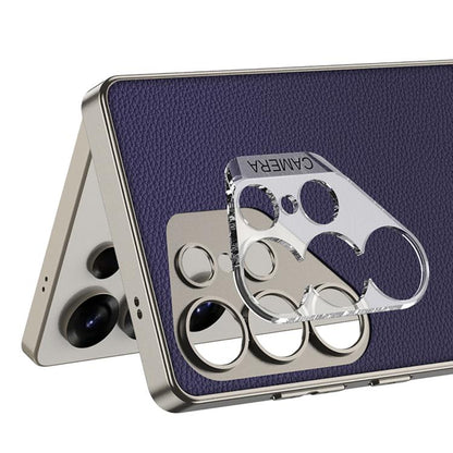 For Samsung Galaxy S25 Ultra 5G GKK Ruijie Leather Ultra-thin Phone Case, Not Included Pen(Purple) by GKK