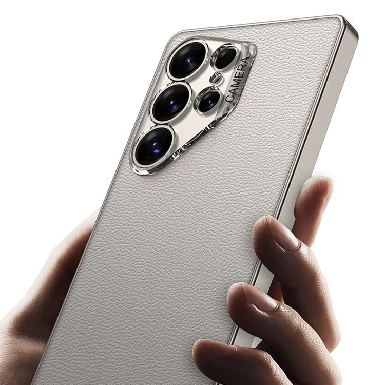 For Samsung Galaxy S23 Ultra 5G GKK Ruijie Leather Ultra-thin Phone Case, Not Included Pen(Orange) by GKK