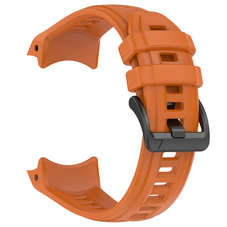For Garmin Instinct 3 AMOLED / Solar 50mm Silicone Breathable Watch Band Wristband(Dark Orange) by bashfashion