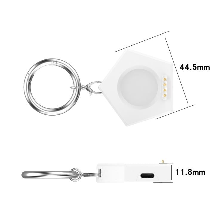 For Samsung Galaxy Watch Ultra 47mm Portable Smart Watch Charger(White) by bashfashion