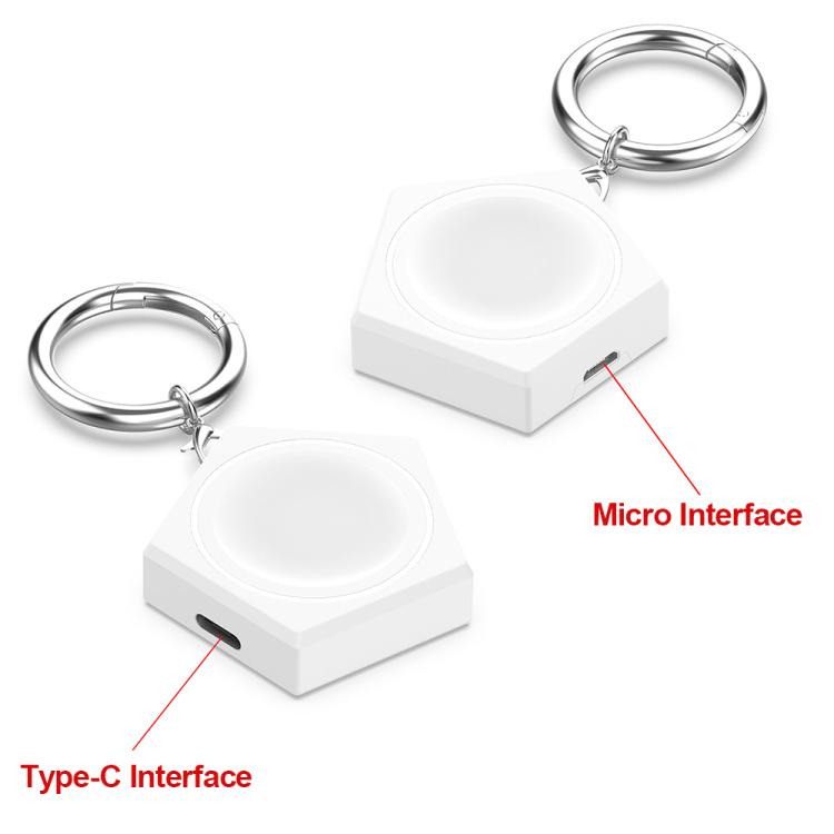 For Samsung Galaxy Watch Ultra 47mm Portable Smart Watch Charger(White) by bashfashion