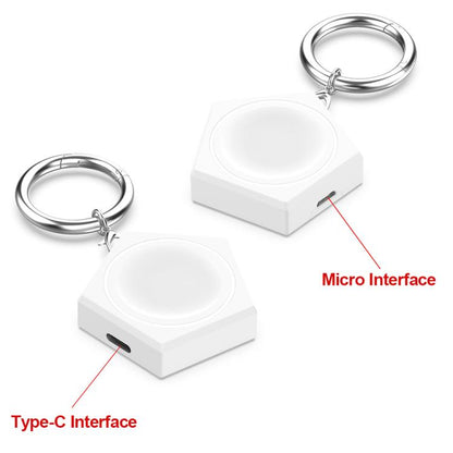 For Samsung Galaxy Watch Ultra 47mm Portable Smart Watch Charger(White) by bashfashion